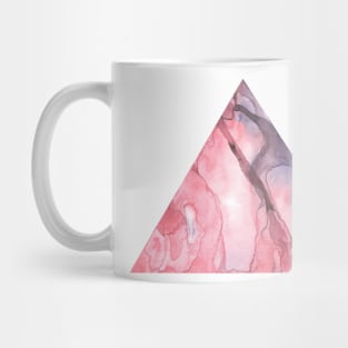 watercolour triangle Mug